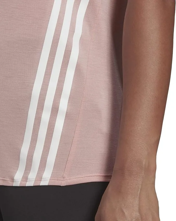 تي شيرت Adidas WTR ICNS 3-Stripes T-Shirt HC2756 - Training Wonder (كم قصير) للنساء 