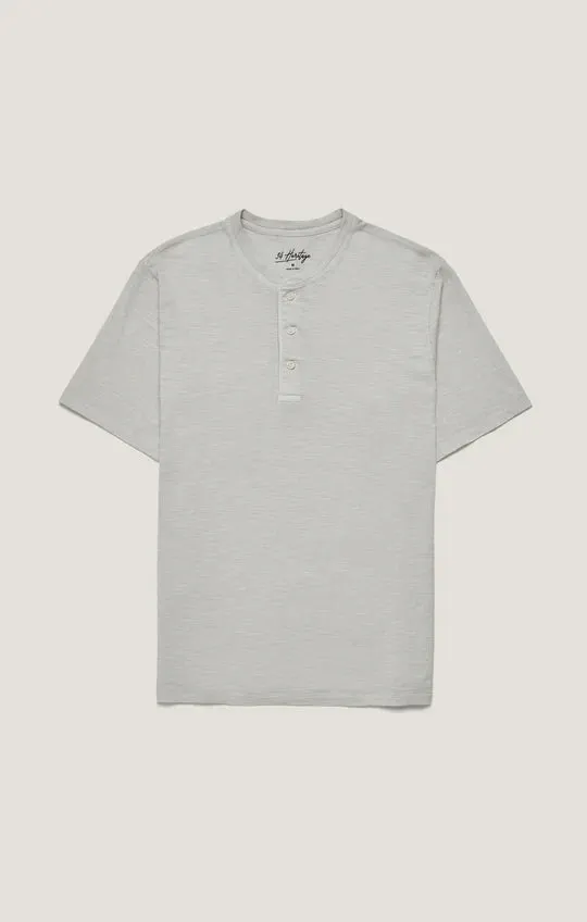 34 HERITAGE - SHORT SLEEVE SLUB HENLEY