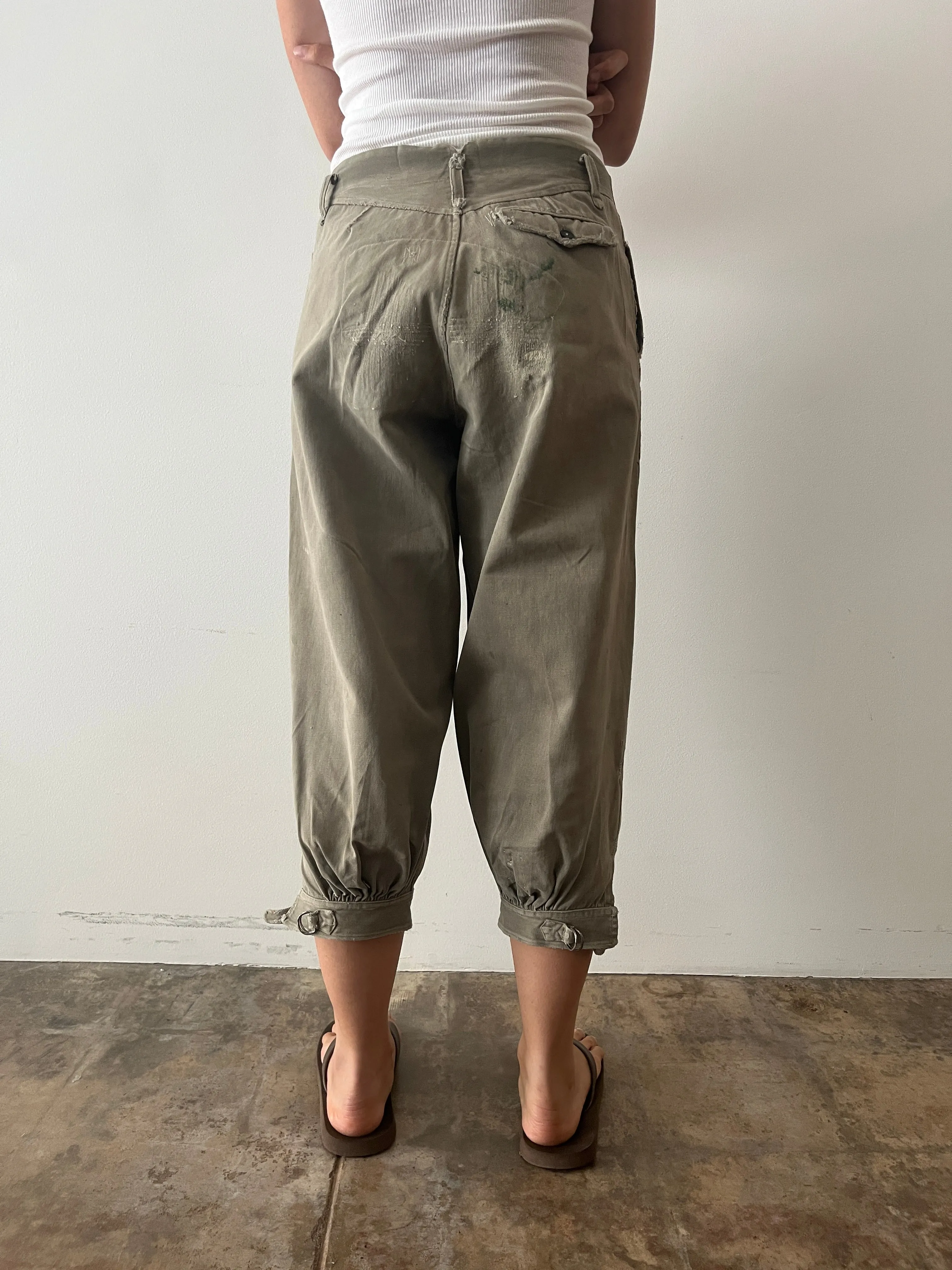 40s/50s Japanese Cotton Twill Work Pants