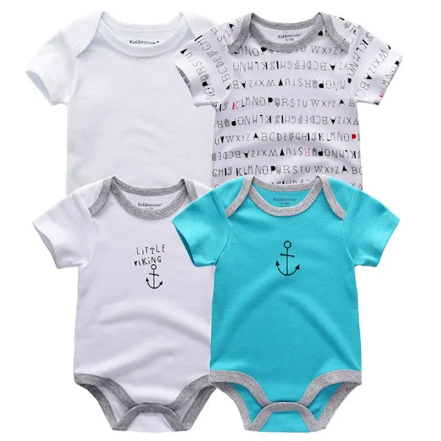 4pcs Baby Bodysuit 0-12M