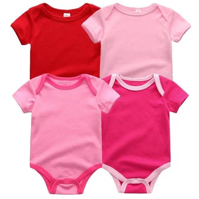 4pcs Baby Bodysuit 0-12M