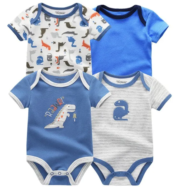 4pcs Baby Bodysuit 0-12M
