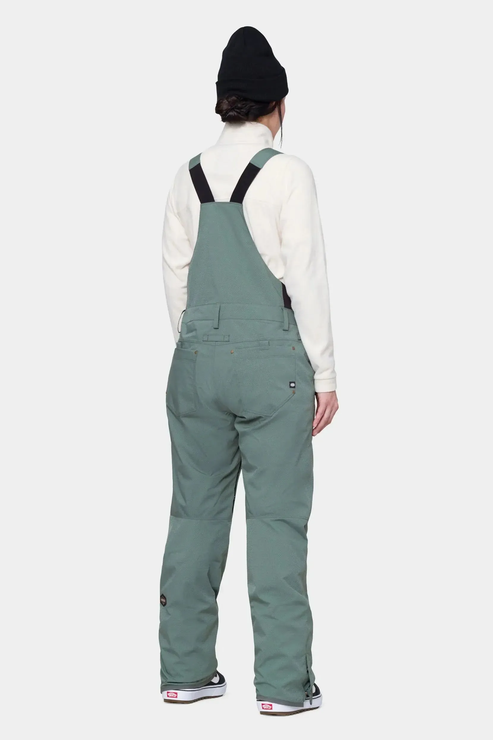 686 Women's Black Magic Insulated Bib Snow Pants - Cypress Green