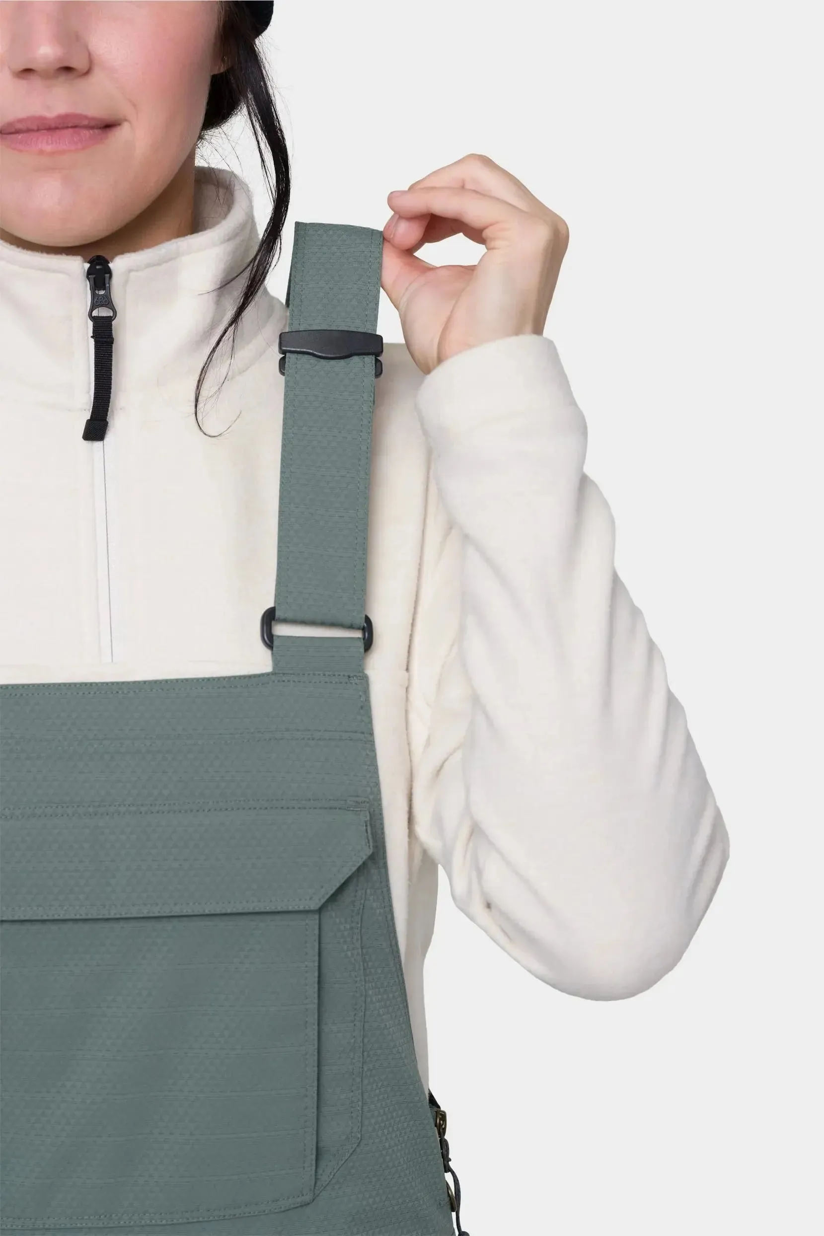 686 Women's Black Magic Insulated Bib Snow Pants - Cypress Green