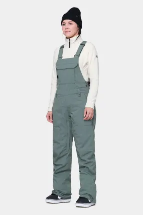 686 Women's Black Magic Insulated Bib Snow Pants - Cypress Green