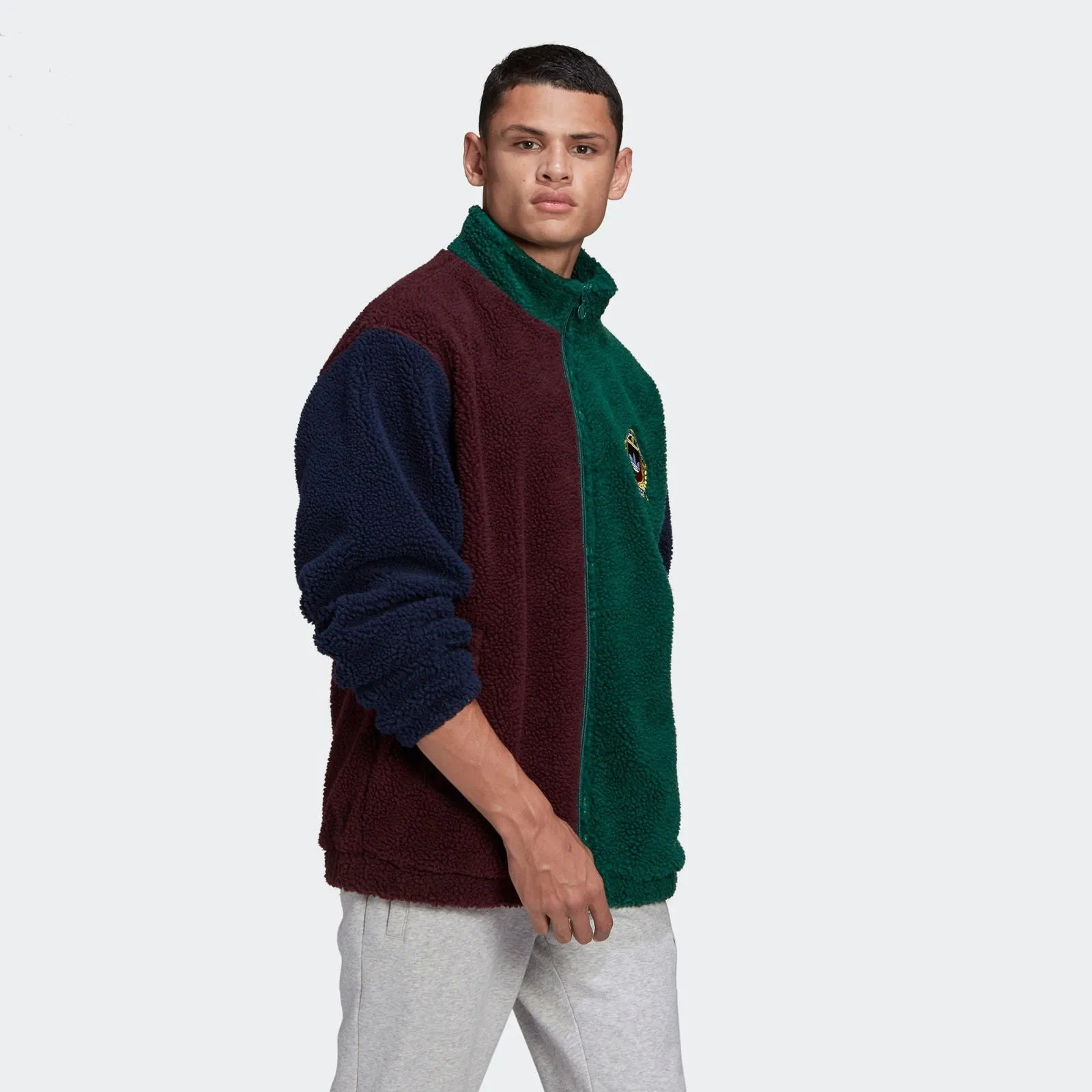 adidas Originals Collegiate Crest Fleece Jacket - Green