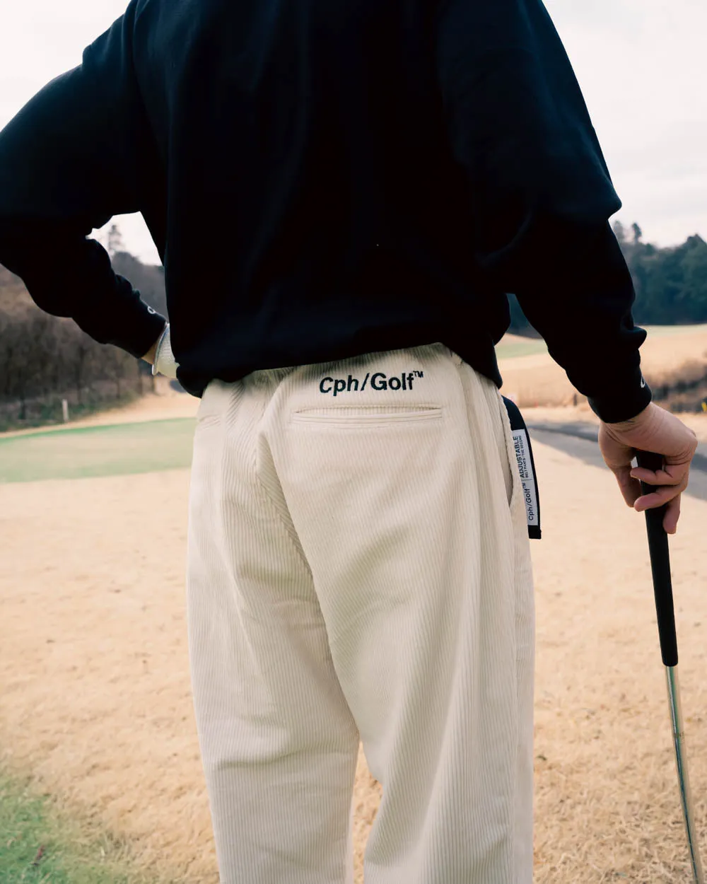 #ADJUSTABLE CORDUROY  PANTS