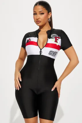 Always In Beat Romper - Black