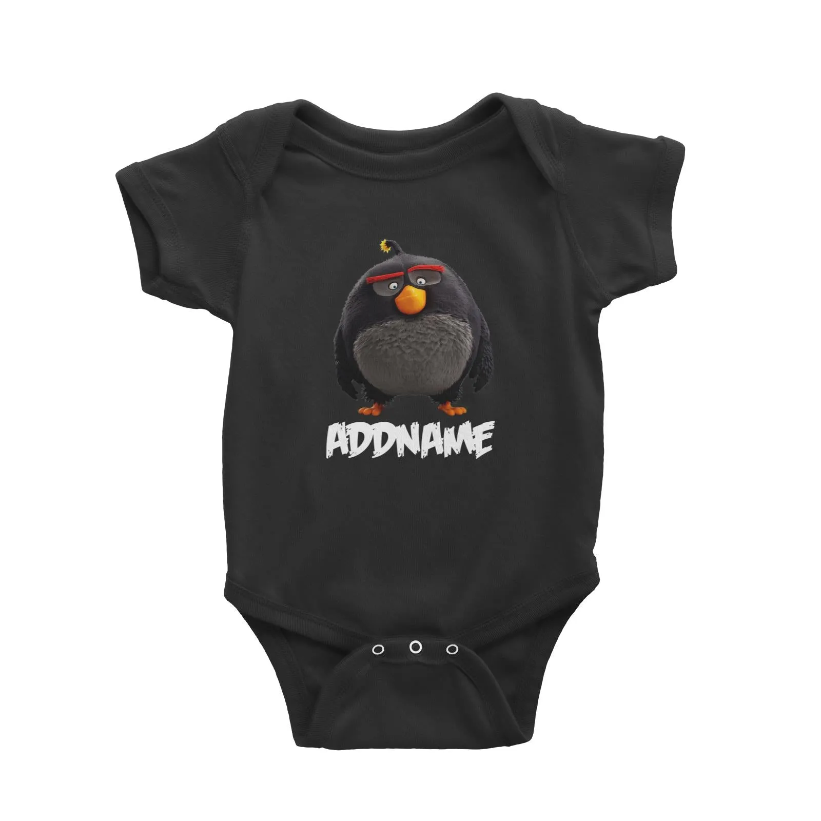 Angry Bird Bomb Addname Baby Romper