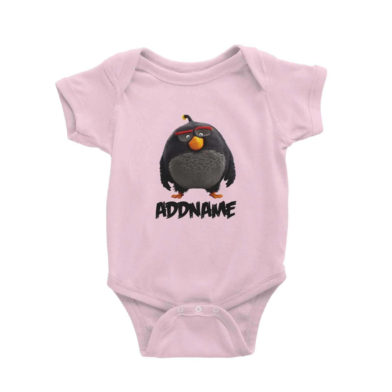 Angry Bird Bomb Addname Baby Romper