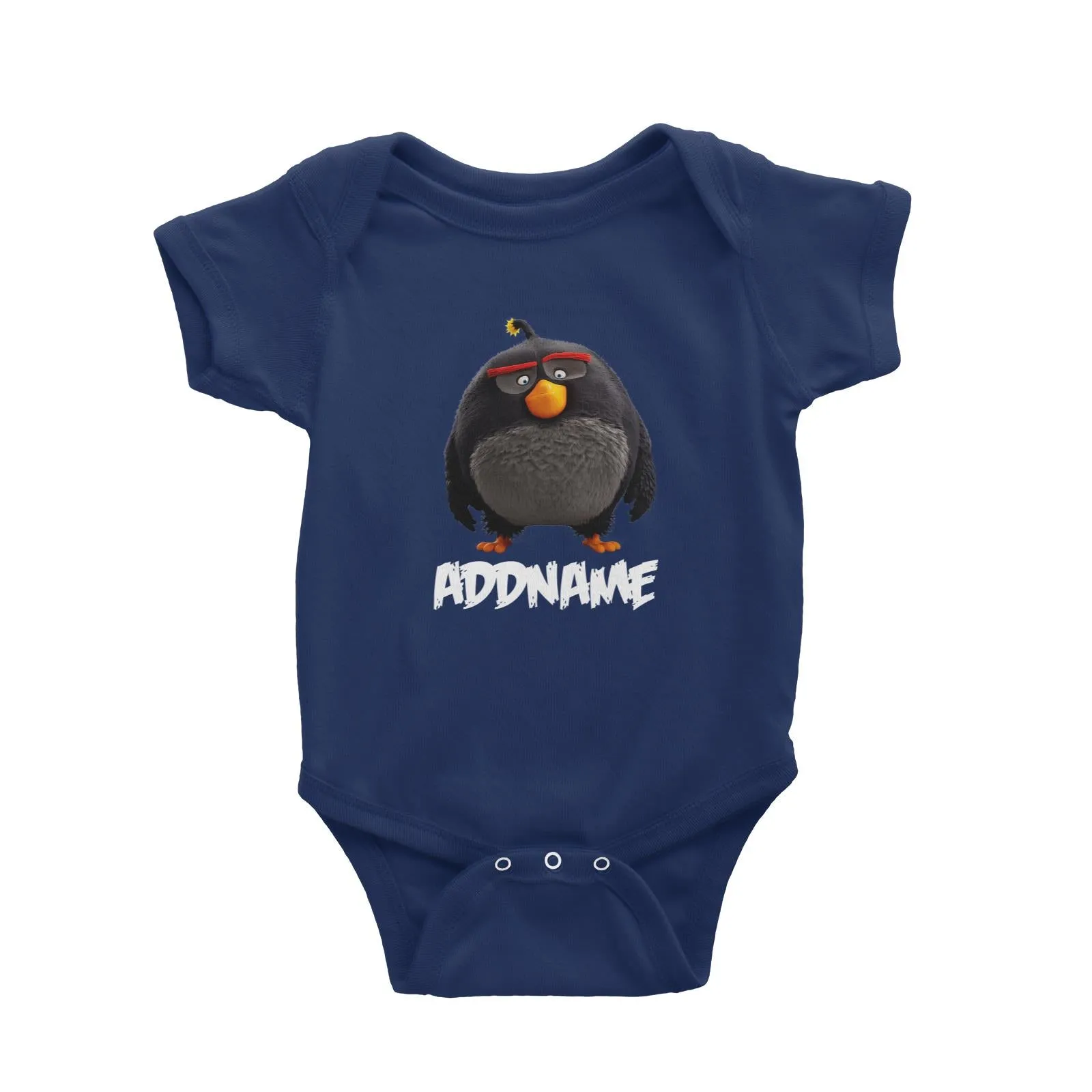 Angry Bird Bomb Addname Baby Romper