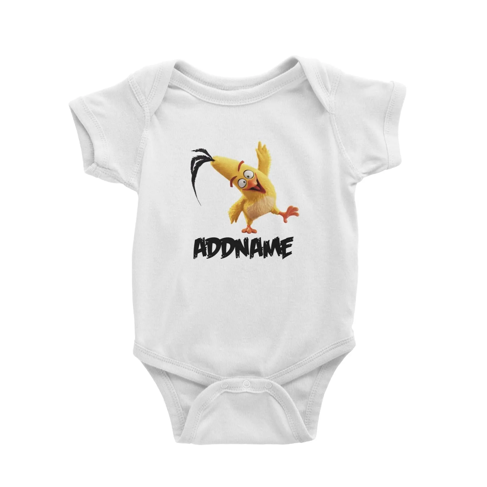 Angry Bird Chuck Addname Baby Romper