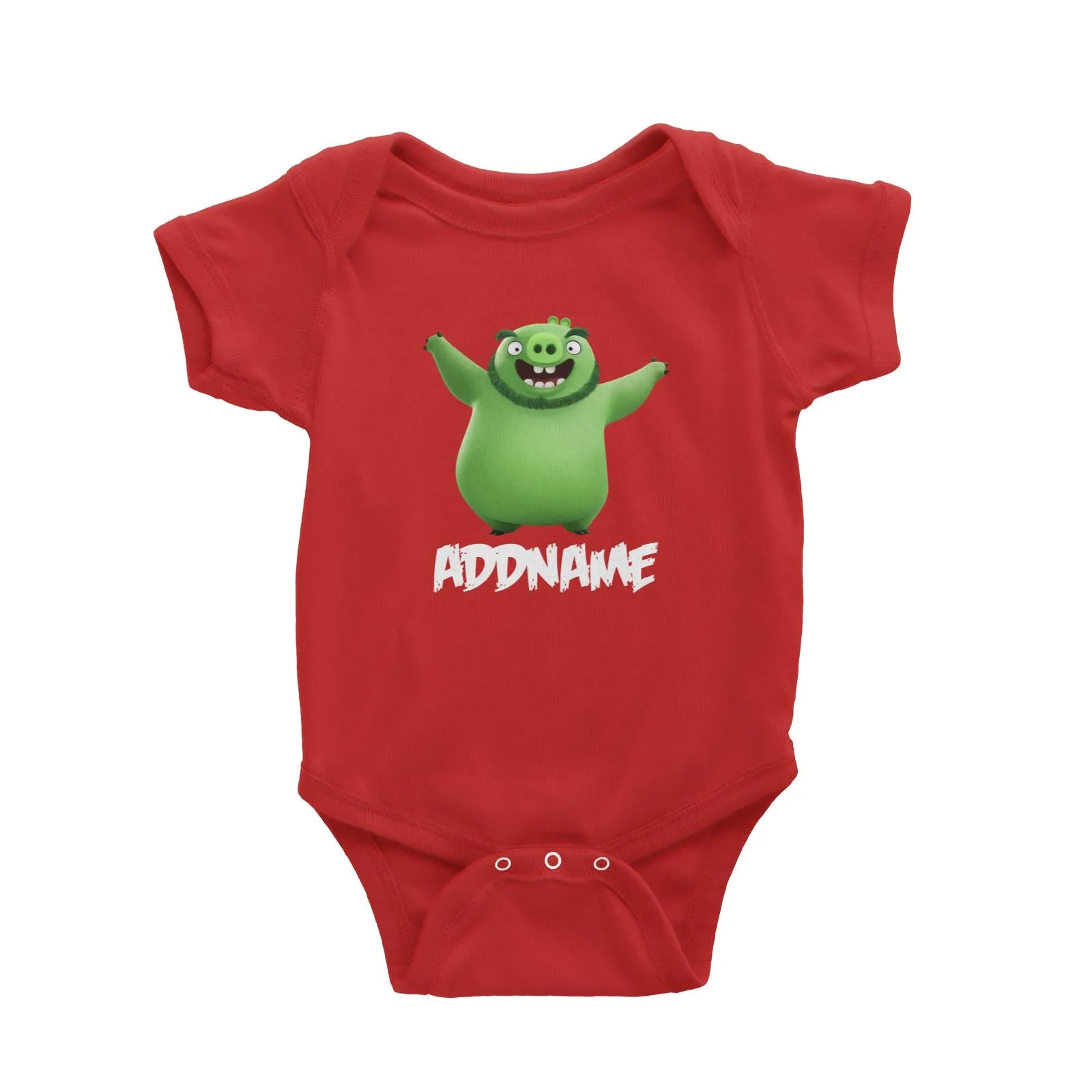 Angry Bird Leonard Pig Addname Baby Romper
