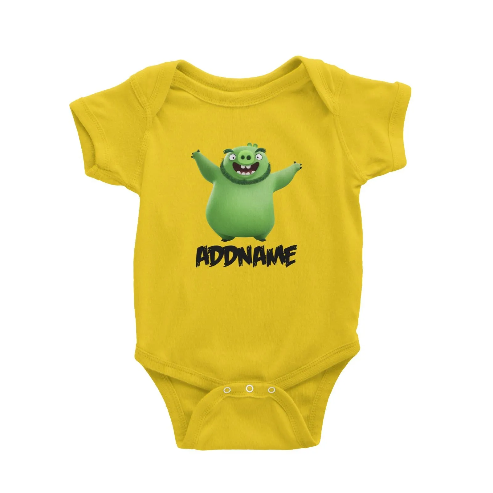 Angry Bird Leonard Pig Addname Baby Romper