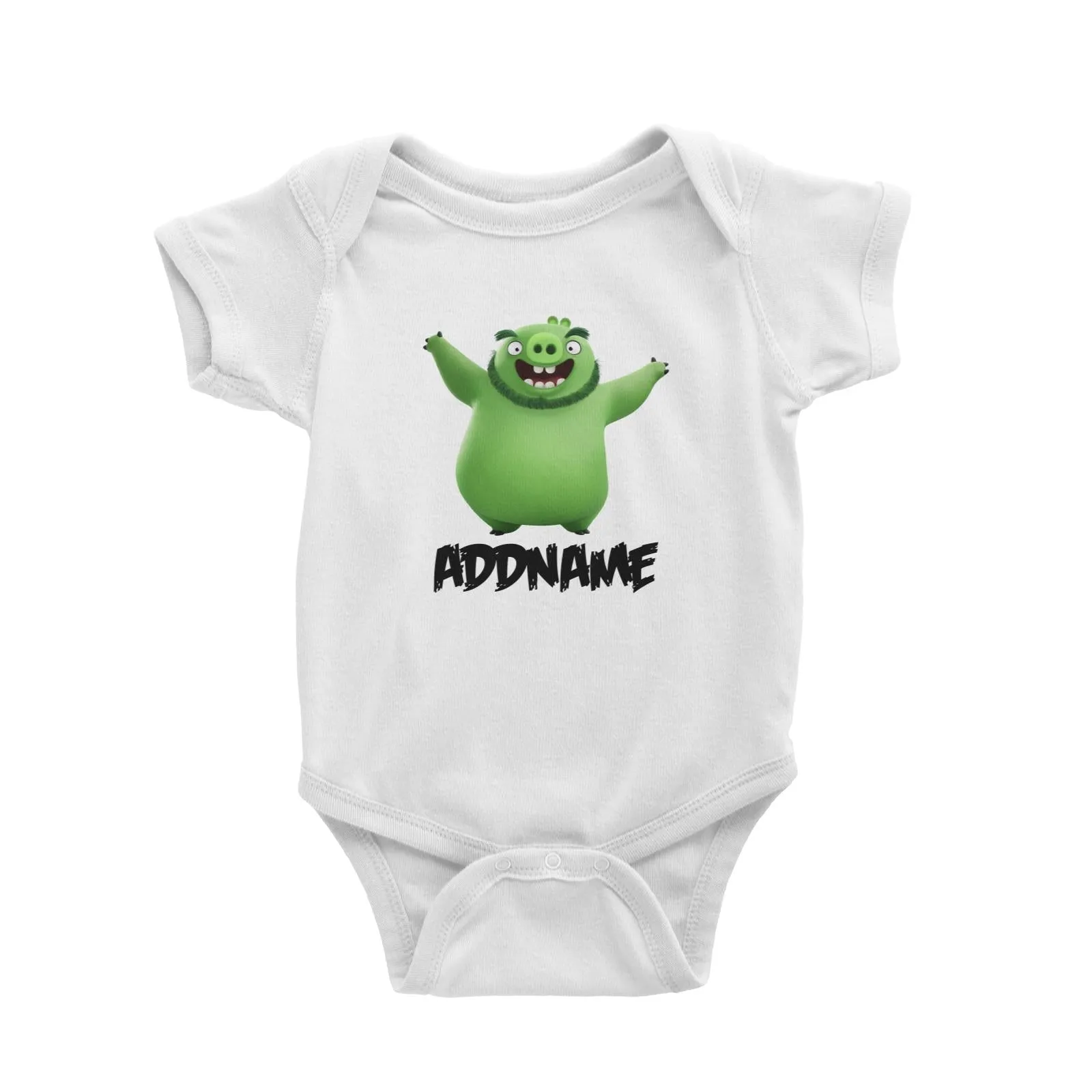Angry Bird Leonard Pig Addname Baby Romper