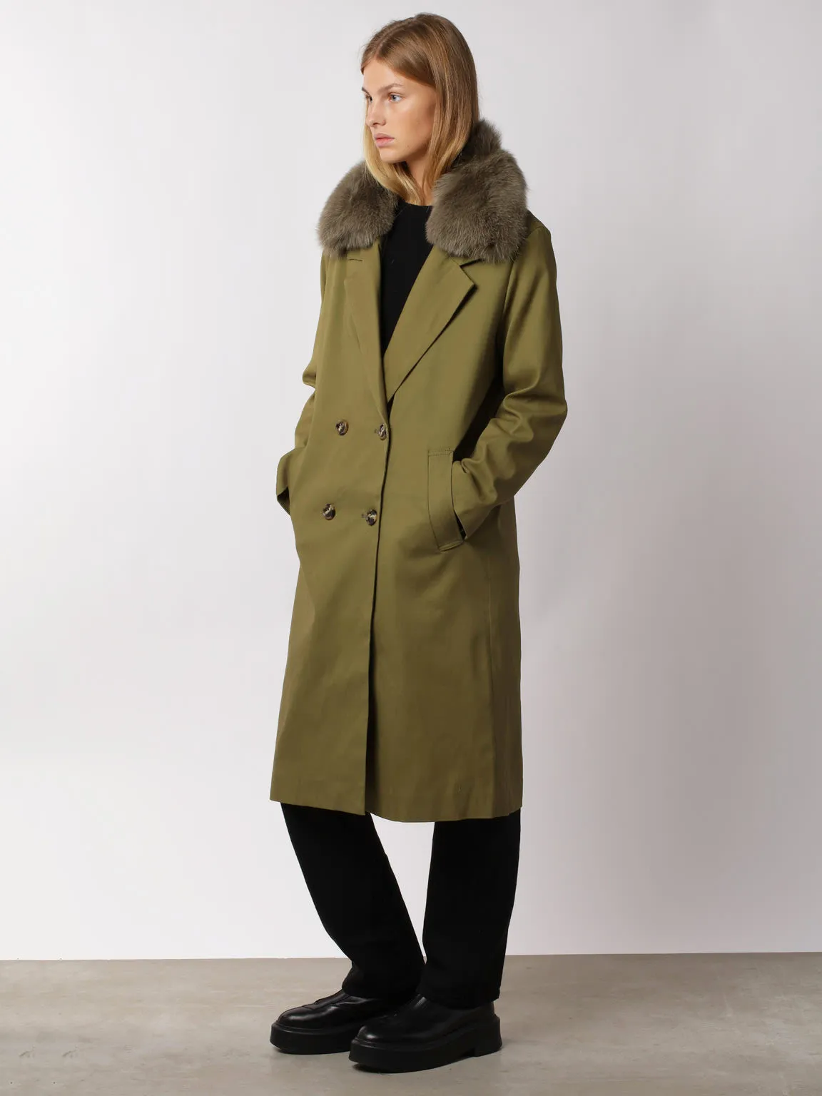 ANNA COAT - ARMY