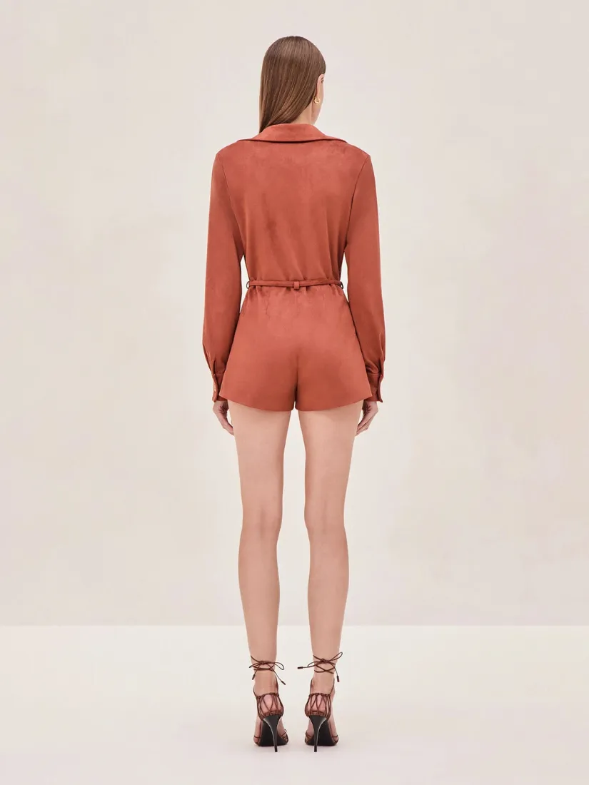 Archer Romper Auburn