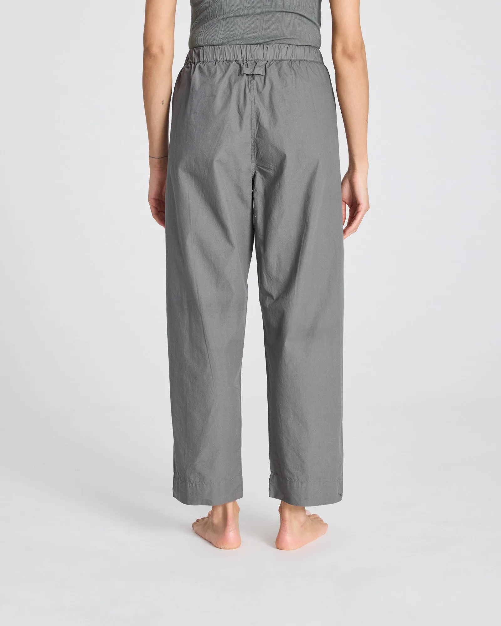 Astrid Pant Poplin - Metal Grey