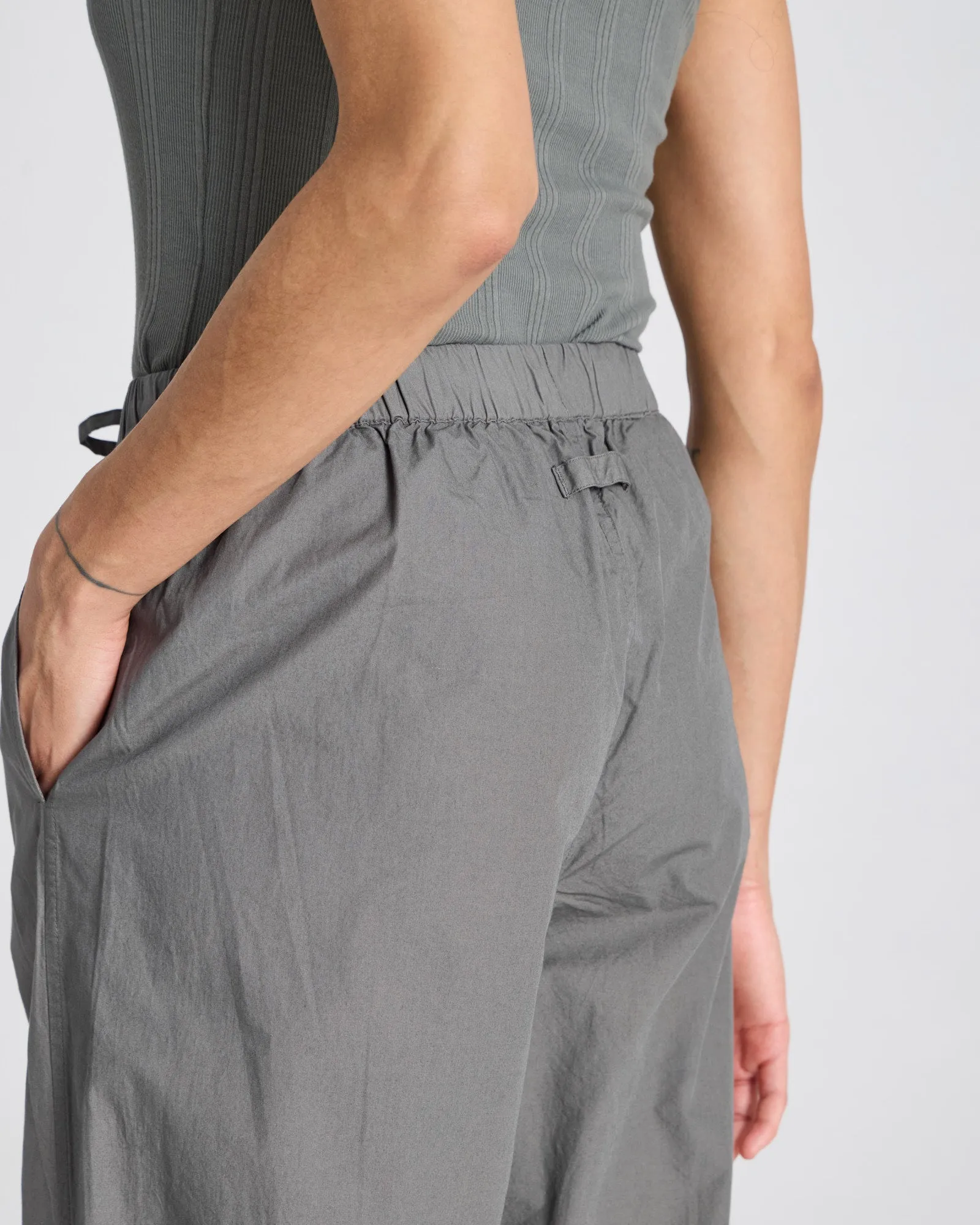 Astrid Pant Poplin - Metal Grey