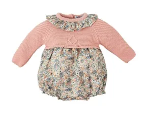 Babidu - Romper with Hat - Rose Pink