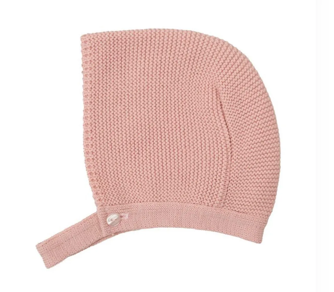 Babidu - Romper with Hat - Rose Pink