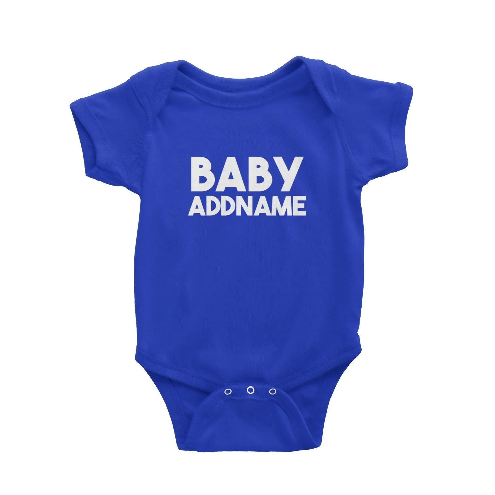 Baby Addname in Bold Letters Baby Romper Personalizable Designs Basic Newborn
