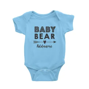 Baby Bear Addname Baby Romper  Matching Family Personalizable Designs