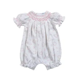 Baby Loren Sweetheart Roses Pima  Hand Smocked bubble SHR-630 5101