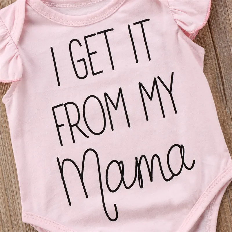 Baby Romper Hair Band 2-piece Set