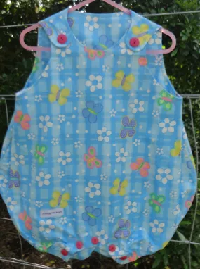 Baby Romper Suit - Butterflies - 9 - 12 months
