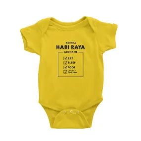 Babys Agenda Hari Raya Baby Romper  Personalizable Designs Raya Agenda