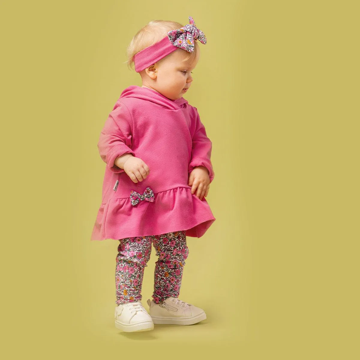 Bamar Nicol Dress leggings girls with flowers LEA