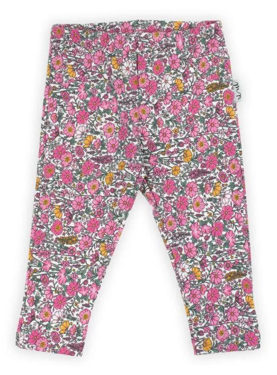 Bamar Nicol Dress leggings girls with flowers LEA