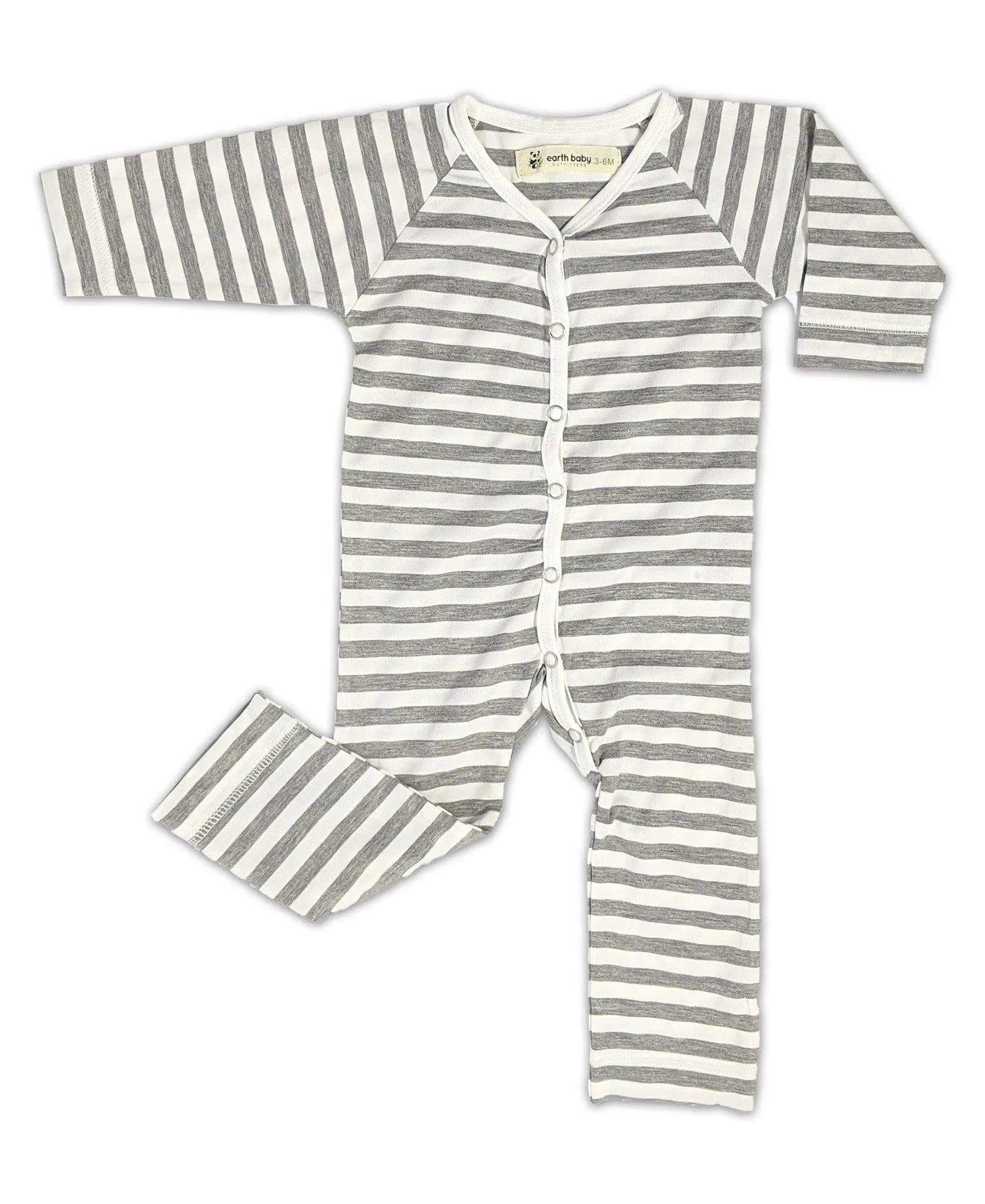 Bamboo V-neck Long Sleeve Coverall