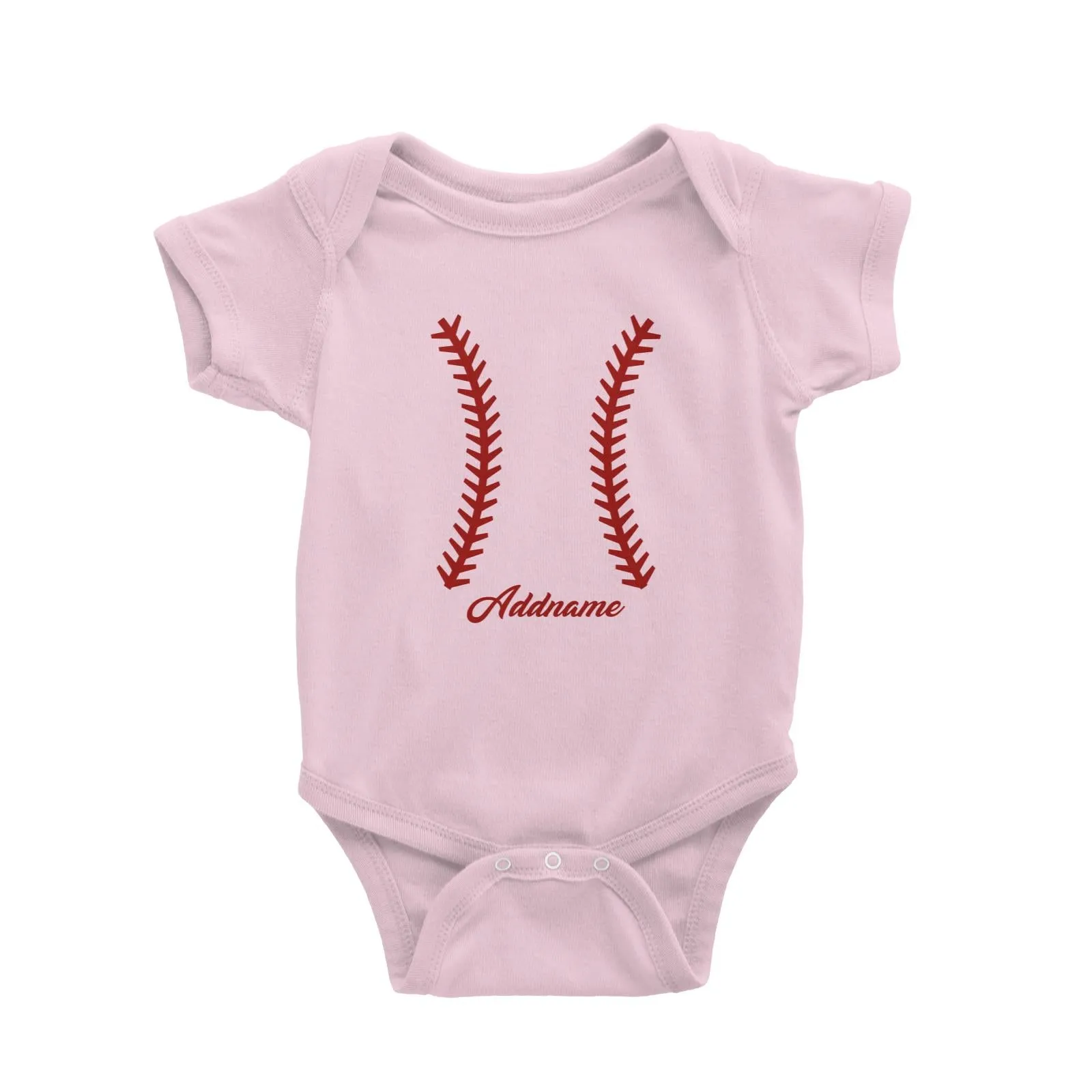 Baseball Team Stitch Baby Romper