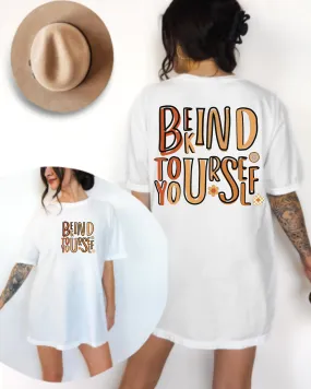 Be Kind To Yourself Comfort Colors® Shirt, Trendy Vintage-Inspired T-Shirt, Garment Dyed T-Shirt