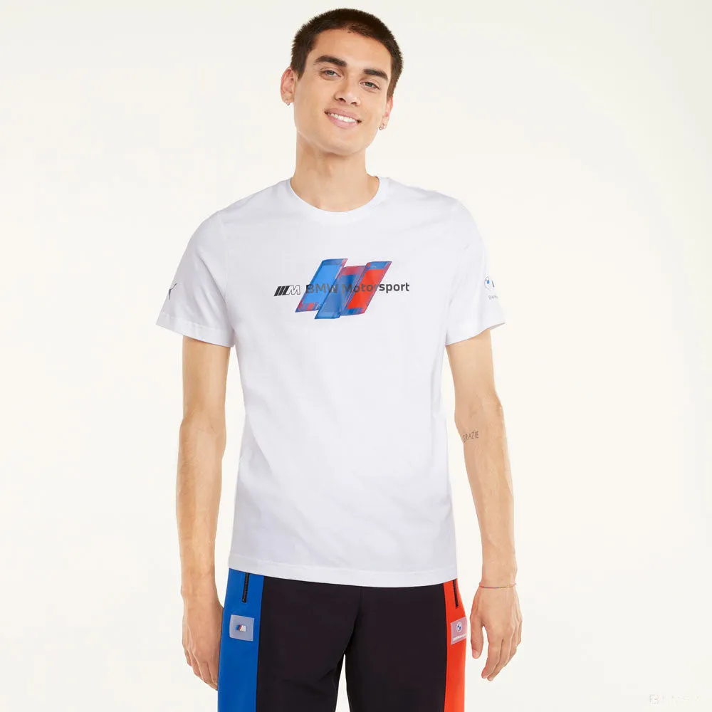 BMW T-shirt, Puma BMW Motorsport Logo, White, 2021