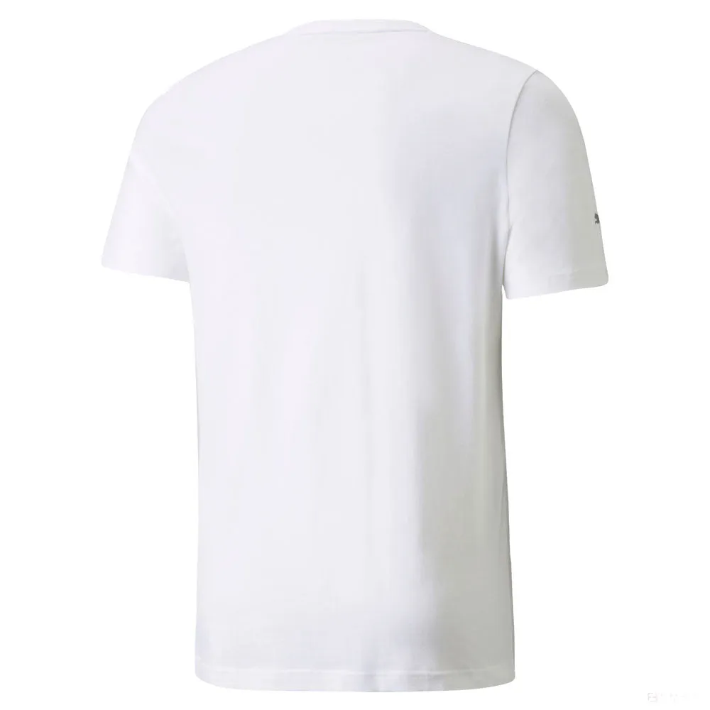 BMW T-shirt, Puma BMW Motorsport Logo, White, 2021