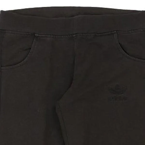 Bootleg Adidas Joggers - Small Black Cotton Blend