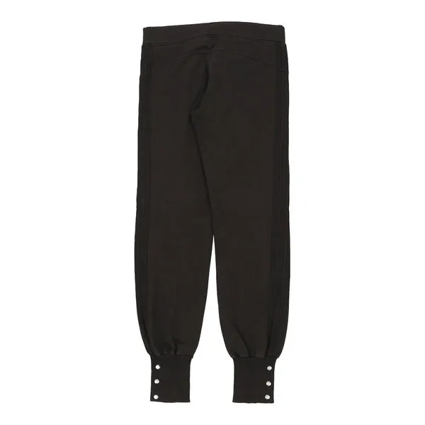 Bootleg Adidas Joggers - Small Black Cotton Blend