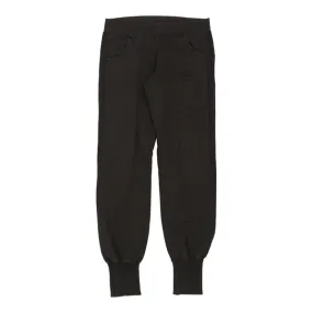 Bootleg Adidas Joggers - Small Black Cotton Blend