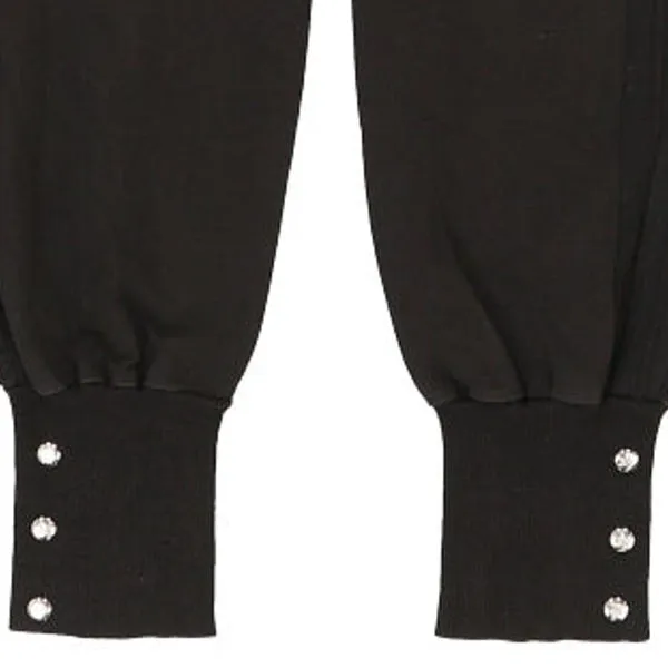 Bootleg Adidas Joggers - Small Black Cotton Blend