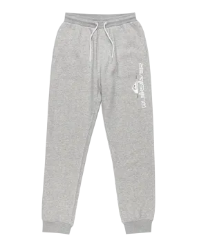 Boys Age Of Blue Slim Joggers in Light Grey Heather