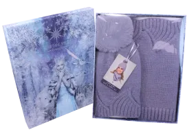 Brandwell Cosy Knit Hat & Cowl Set - Lavender