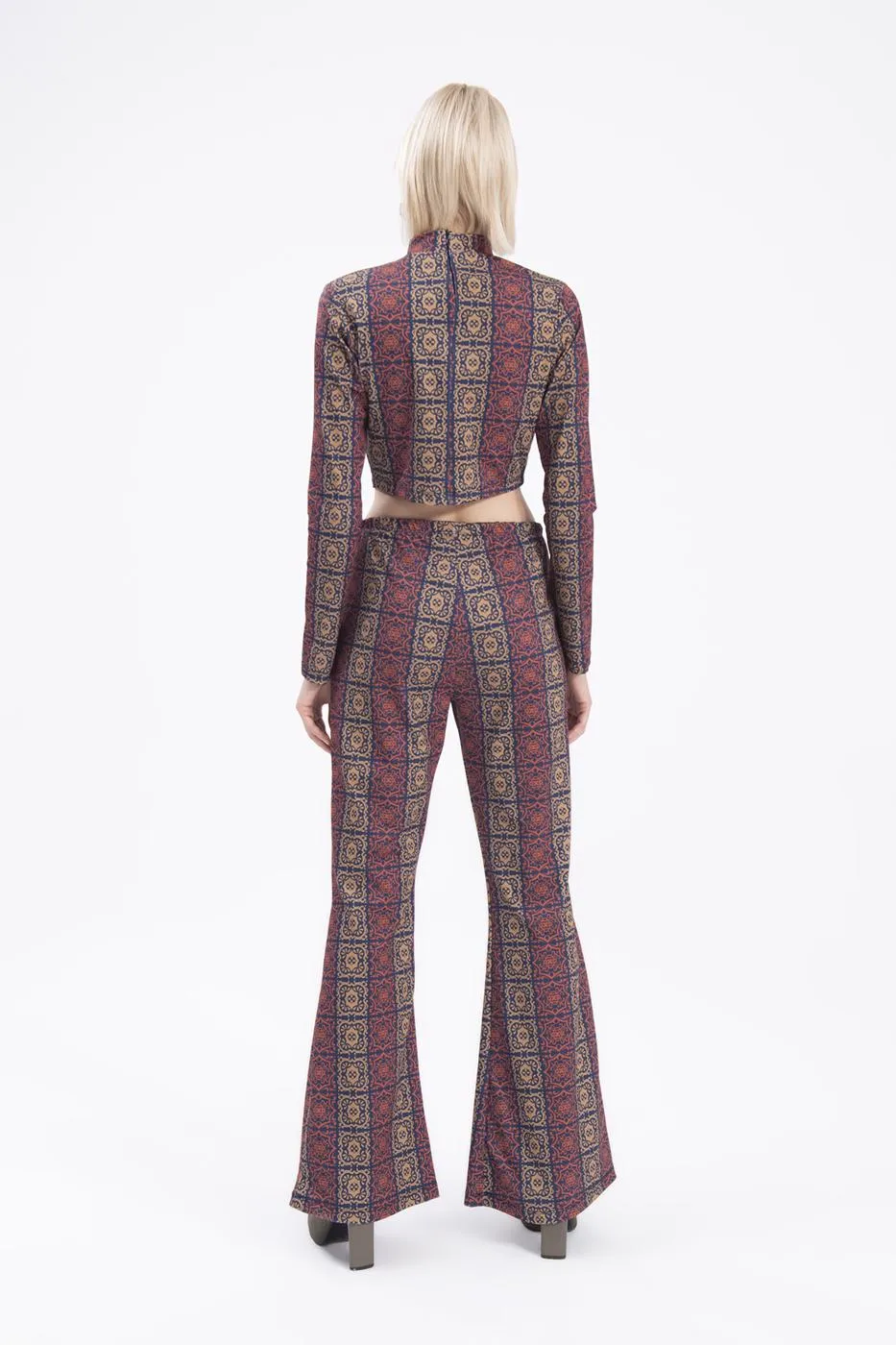 BSL Women Wide leg patterned pants - West Hollywood