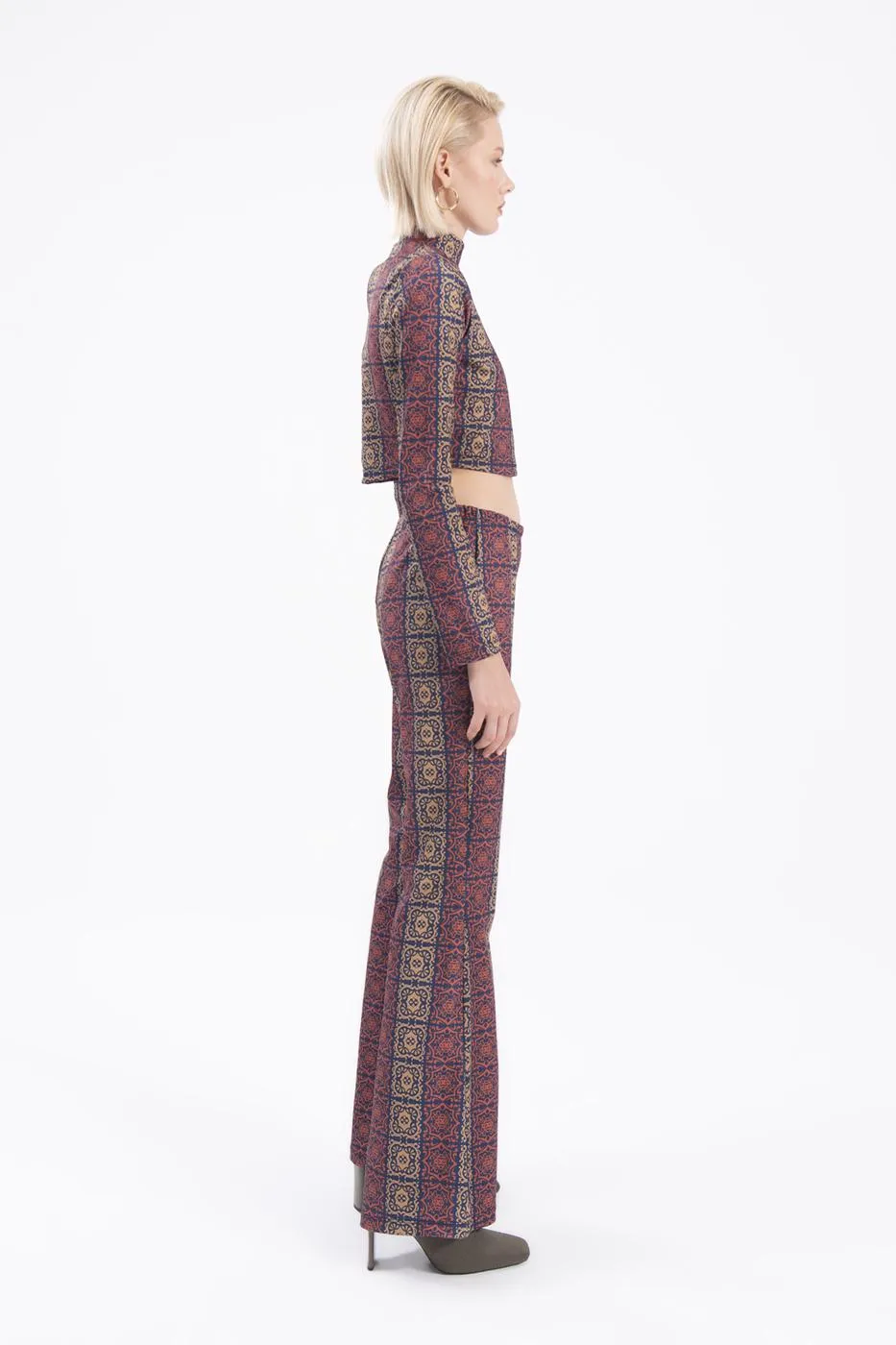 BSL Women Wide leg patterned pants - West Hollywood