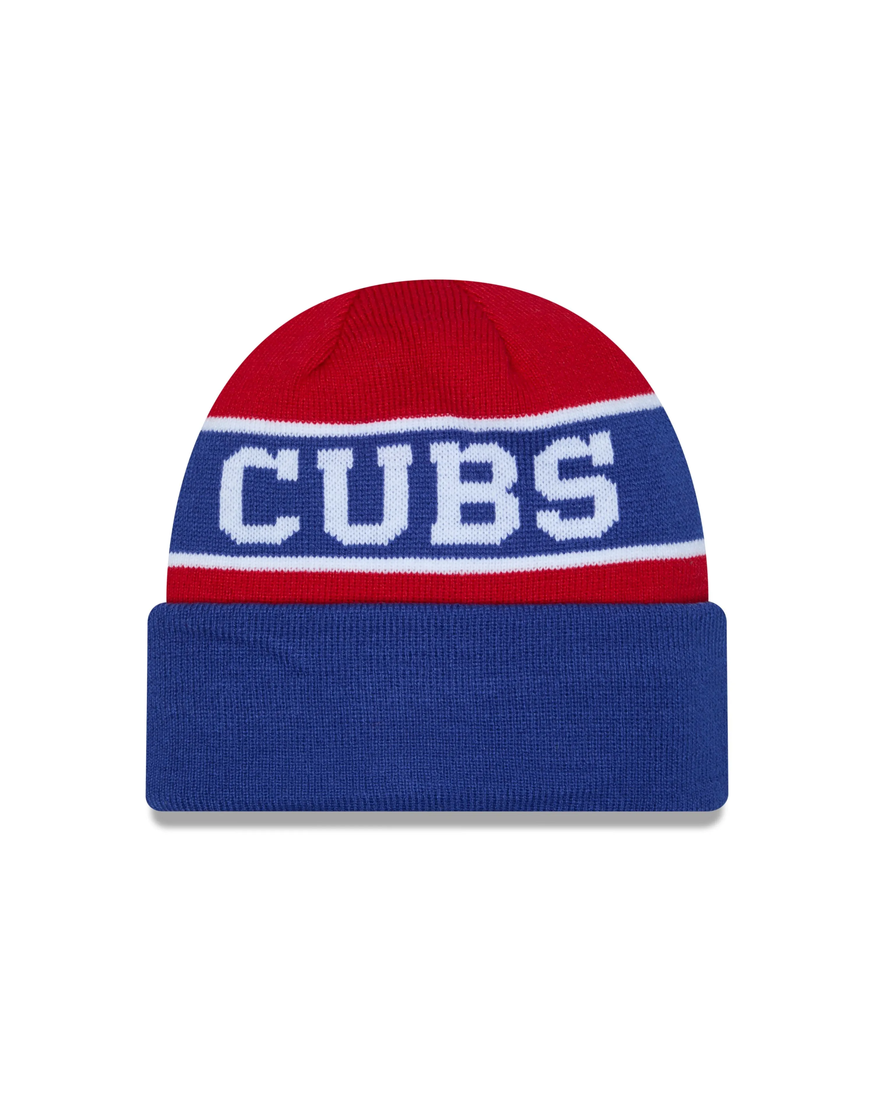 Chicago Cubs Bullseye Logo Reversible Knit Hat