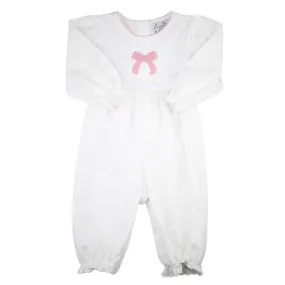 Classic Girls Bow Romper with Bow