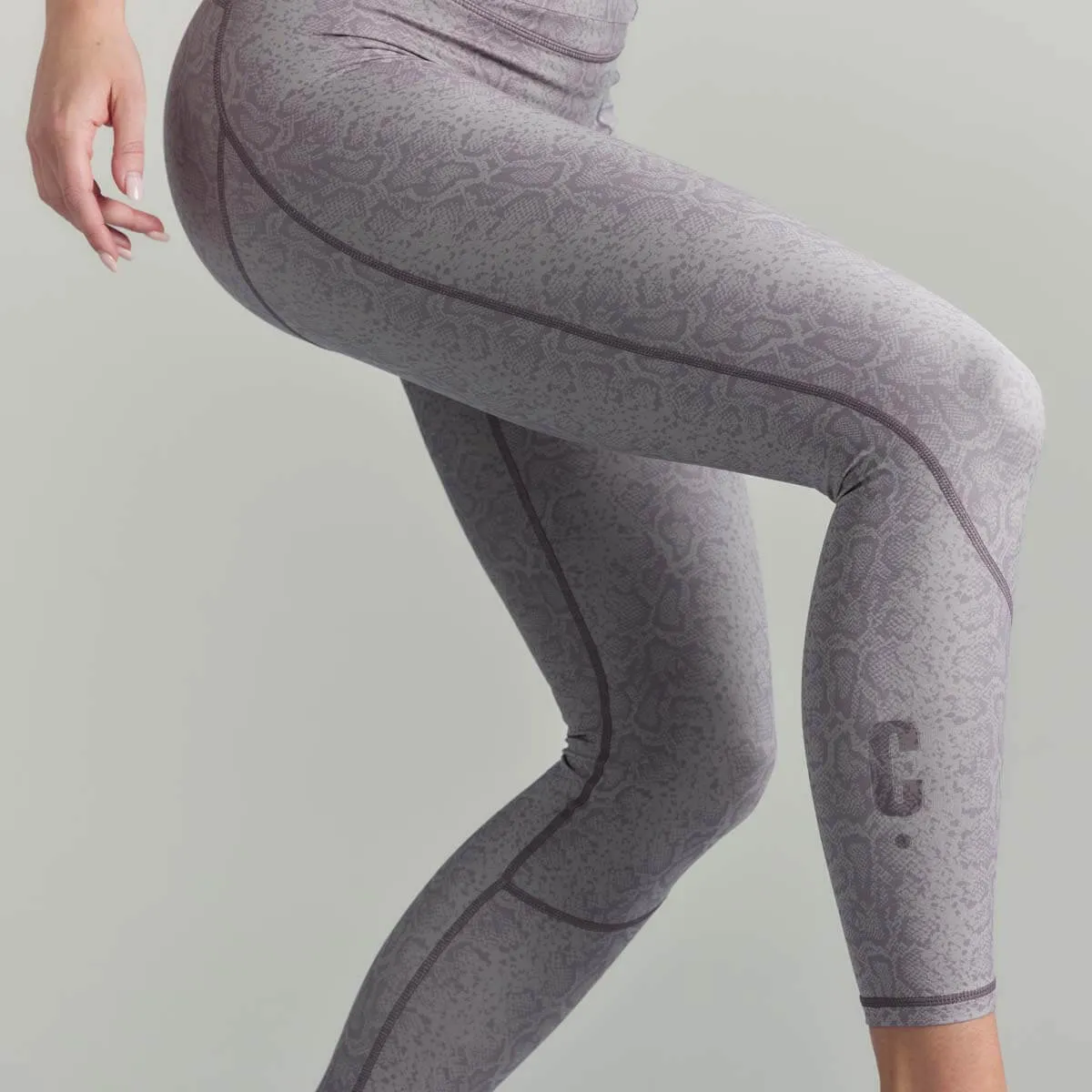 CLQ Flex Full Length Tall Tights - Snake