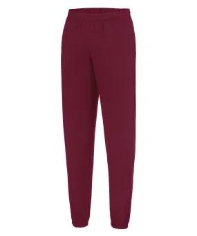 College cuffed sweatpants | Burgundy